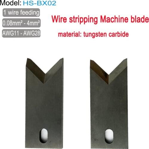 HS-BX02 1Line Wire Stripping Machine Spare Parts Wire Cutting Stripping Blade Knife