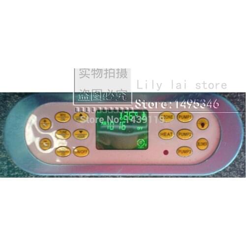 16key yellow spa display and control box for winer and hotpool amc spa control box replacement, and spa master box for AMC