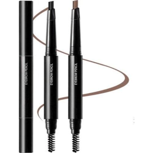 Hot Sale Long-lasting Eyebrow Pencil Soft Smooth Natural Eyebrow Pencil Double Head Eyebrow Enhancer With Brush By Free Shipping