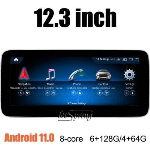 12.3" 1920*720 Android 11 GPS Navigation Car Multimedia Player for Mercedes Benz GLK X204 (2008-2015 NTG4.0/4.5)