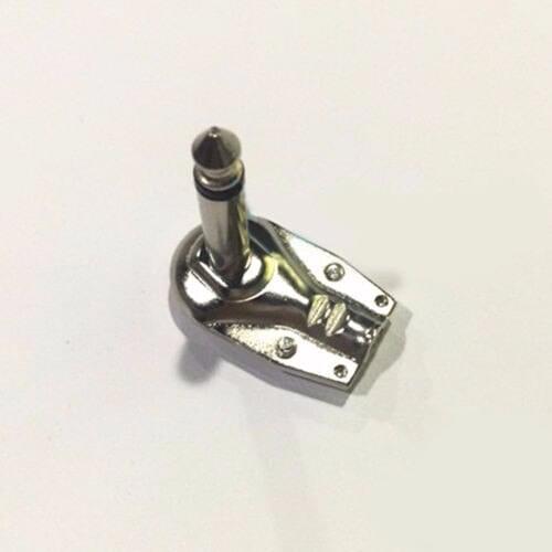 30pcs metal 6.3mm Mono Pancake 1/4" Enchufe adapter