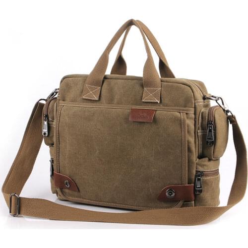 Large Men Travel Bag New 2020 Mens Canvas Handbags Male Breathable Business Messenger Bag Boy Casual Shoulder Bags Solid Bag