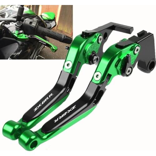 For Kawasaki ZX6RR ZX-6RR 2005 2006 Motorcycle Accessories brake lever Aliuminum Adjustable Brake Clutch Levers Handle Handbar