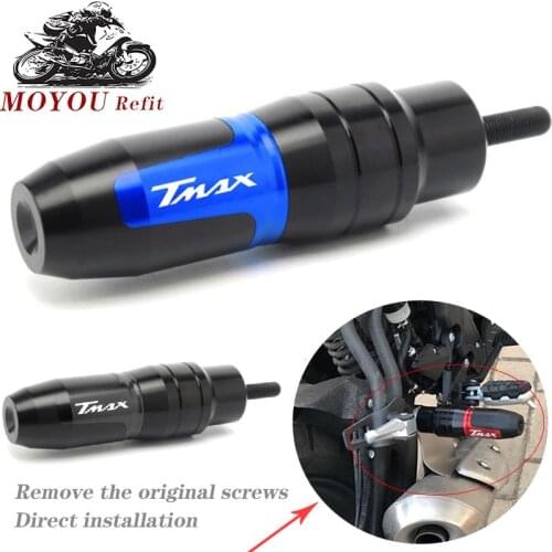 For YAMAHA T-Max 500 TMAX 500 TMax 530 2008-2018 2017 2016 Motorcycle accessories Frame Slider Anti Crash Caps Exhaust Sliders