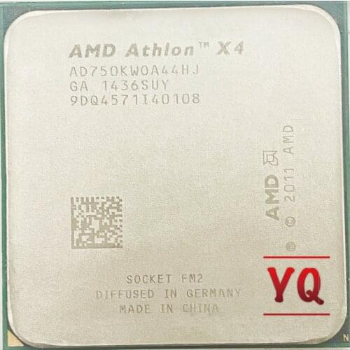 AMD Athlon X4 750K 750 3.4 GHz Duad-Core CPU Processor AD750KWOA44HJ Socket FM2