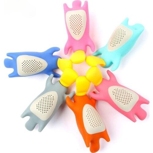 Food Grade Silicone Platypus Black Tea Infuser Strainer Loose Leaf Happy Hot Platypus Shape Tea for Herbal Tea Accessories Cute