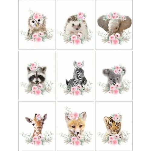HUACAN 5D DIY Diamond Painting New Arrival Owl Full Square Diamond Embroidery Hedgehog Animal Sale Mosaic Farmhouse Home Decor