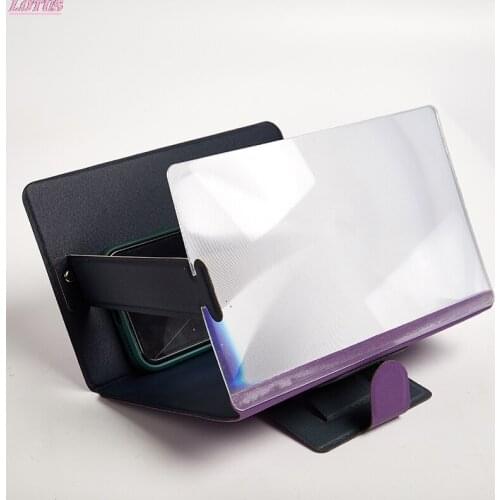 Mobile Phone Screen Magnifier 3D Enlarger Magnifying Video Amplifier Projector Bracket Desktop Holder Stand For Phone 1Pc
