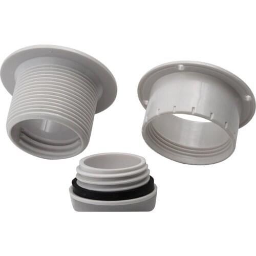 Marine 2.4'' Living Fish Tank Drain Scupper Valve Screw Cap Bung Stopper