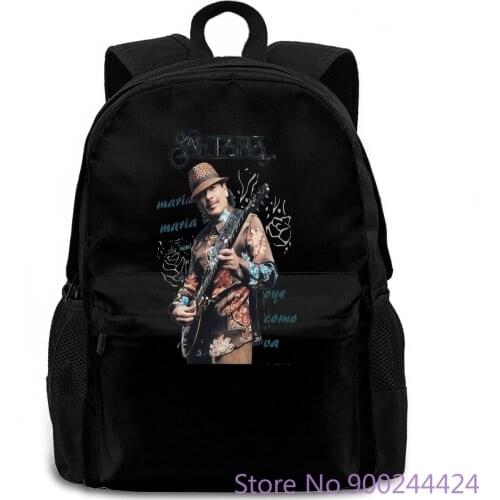 Music, Oye, Carlos Santana , Rainbow, Tour, Concert, Ance, Guitar s Unique women men backpack laptop travel school adult