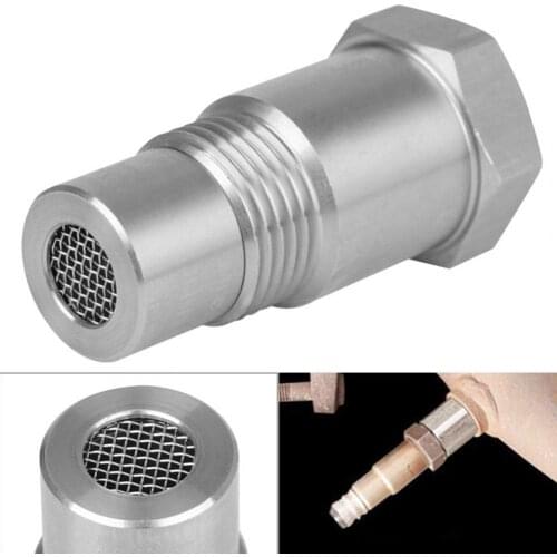 Reliable High Strength O2 Sensor Spacer Adapter Stainless Steel Oxygen Sensor Spacer Adapter Portable for Automobile