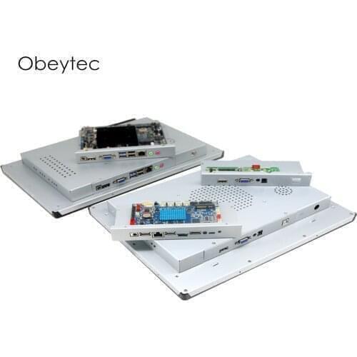 OBT185K-J1900N-1L 18.5" Embedded Intel 4+64G touchscreen computer, 1366*768, 250nits, capcitive touch panel