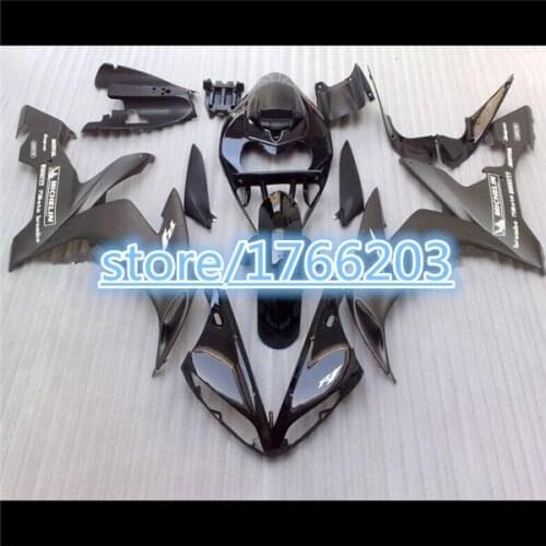 All Black for YZF-R1 04-06 YZF R1 YZFR1 R 1 YZF 1000 YZF1000 YZF-1000 04 05 06 2004 2005 2006 Full Fairing Kit BBF