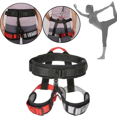 Half Body Climbing Harness Waist Safety Harnes Belts for Mountaineering Rock Climbing Rappelling Tree Climbing Strap