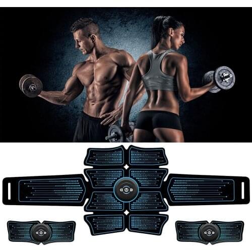 Electric Press Simulator Massager ABS Abdominal Muscle Trainer Sports Gym Home Exercise Fitness Equipment Training Apparatus