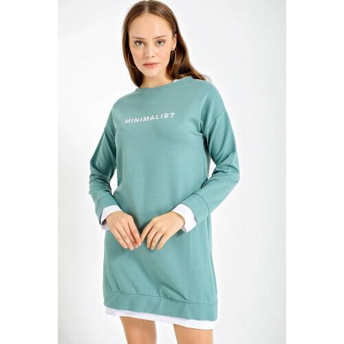 Minimalist Printed Tunic 2021 Summer Spring Muslim Clothing Women 'S Scarves Islamic Hijab For Muslim Women Tunik