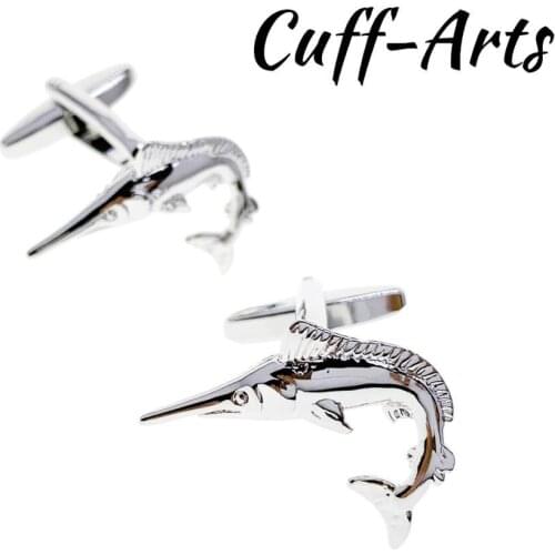 Cufflinks for Men Swordfish Cufflinks Gifts for Men Bouton De Manche Gemelos Gemelli Spinki by Cuffarts C10428