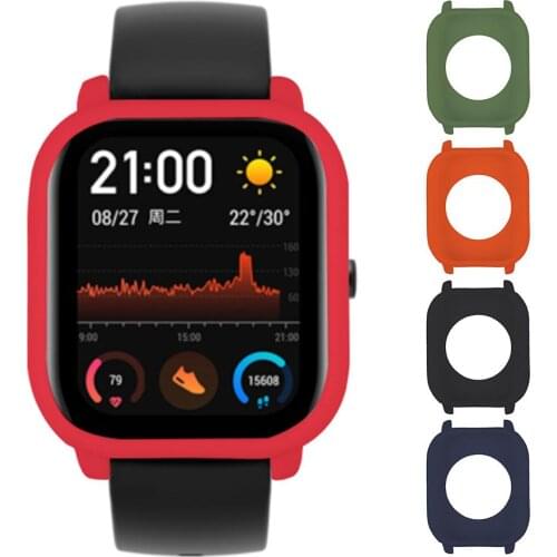 Smart Watch wristband Protective Case for Huami Amazfit GTS All-inclusive Soft Anti-break Anti-crack Silicone Protective Case
