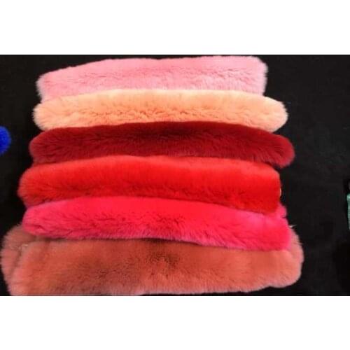 110x55cm/ real rabbit fur 20mm long hair / real genuine rabbit hair / high quality luxury Rex fur/ for Garment / free shipping