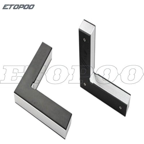 2Pcs/Set Aluminium Alloy 90 Degree Positioning Squares 5" x 5" Right Angle Clamp L Ruler 127x127mm Woodworking Carpenter Tools