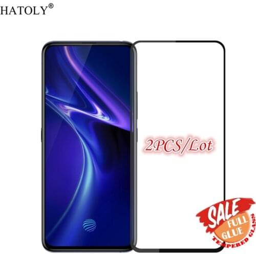 2PCS Full Glue Glass Vivo Z5x Screen Protector For Vivo Z5x Z5 x Tempered Glass Full Coverage Protective Glass For Vivo Z5x Film