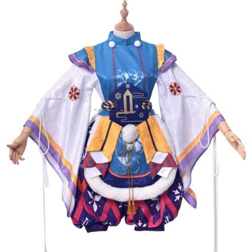 2018 Anime Onmyoji Snorunt Uniform SSR Figure Cosplay Costume Full Set S-3XL Unisex for Halloween New Snorunt Unawakened