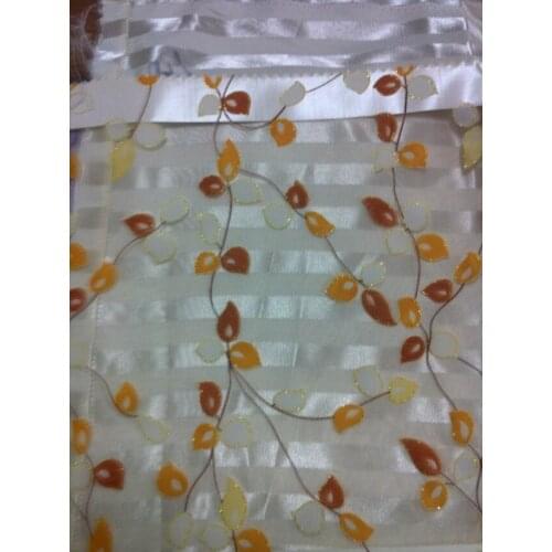 CS 10 Factory Price! Floral Tulle Window Screens Door Balcony Lifting Curtain fabric Sheer Scarfs Valances decorative Curtain