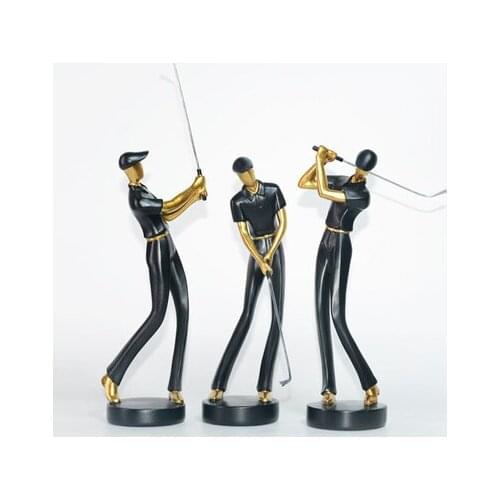 Money defends Modern simplicity Golf creativity Character decoration Home living room office desktop Club art decorations