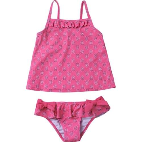 Childrens Tankini Swimsuit Girls Two Piece Swimsuit Girl Bikini Kids Swimwear Children Two Piece Girl Swimming Suit