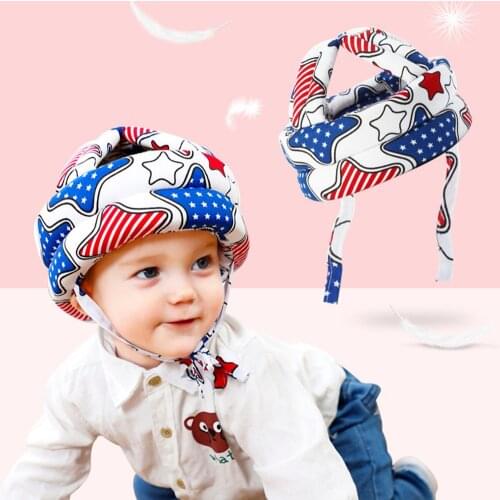 Toddler Infant Safety Helmet Baby Hat Helmets Learn to Walk Hat Baby Protective Play Helmet Soft Comfortable Harnesses Cap