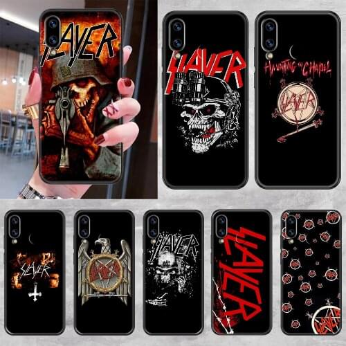 Slayer Heavy Metal Rock Phone case For Huawei Honor 6 7 8 9 10 10i 20 A C X Lite Pro Play black trend prime silicone Etui soft
