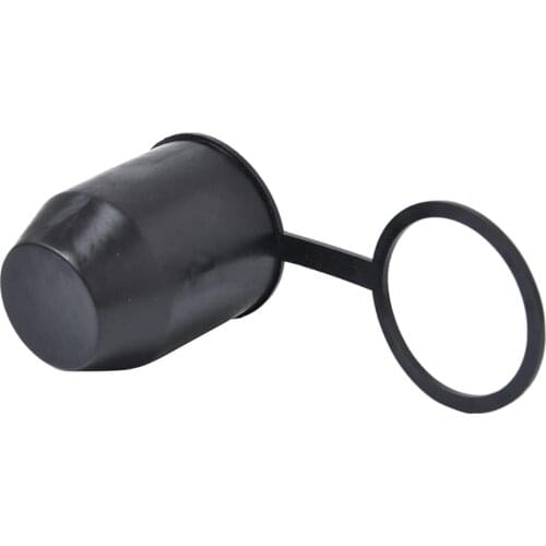 Perfeclan Towing Hitch Towball Cap Covers 50mm Simple Push-on Type Tow Ball Cover Auto Replacement Parts for Most Vehicles