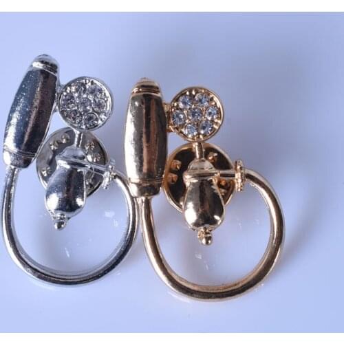 Cubic Zirconia Collar Brooches For Women And Men Fashion Copper Pins Wedding Brooch Sweaters Jewelry Luxury Accessories