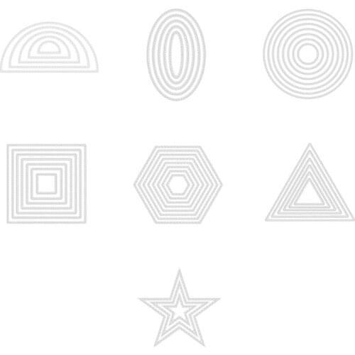 Square Background Dies Craft Die Metal Cutting Dies Cut For DIY Paper Card Making Scrapbooking 85DA