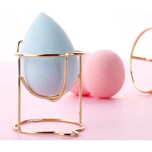 Cute Metal Cat Beauty Egg Bracket Dryer cosmetic Makeup Sponge Gourd Powder Puff Rack Organizer Box Shelf Holder storage Tools