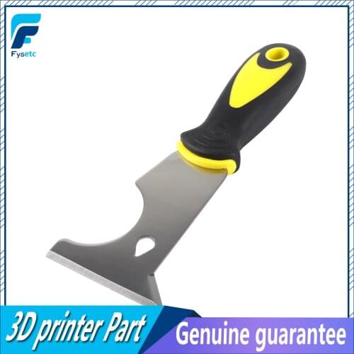 3D Printer Multifunctional Stainless Steel Bed Scrapper Printer Removal Tool Shovel Tool for 3D Printing