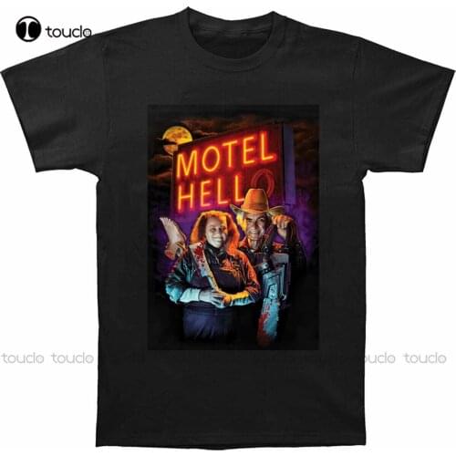 Motel Hell Horror Movie Poster T-Shirt Unisex Tee Retro Vintage Cotton Tee Shirt S-5Xl