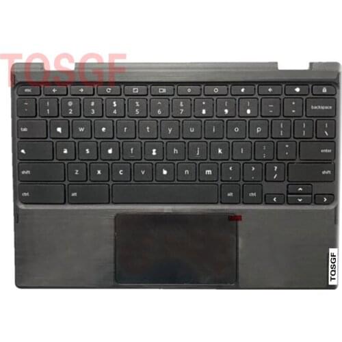 New and Original Top Cover Upper Case for Lenovo chromebook 300E MTK 81QE 5CB0T95165 Black