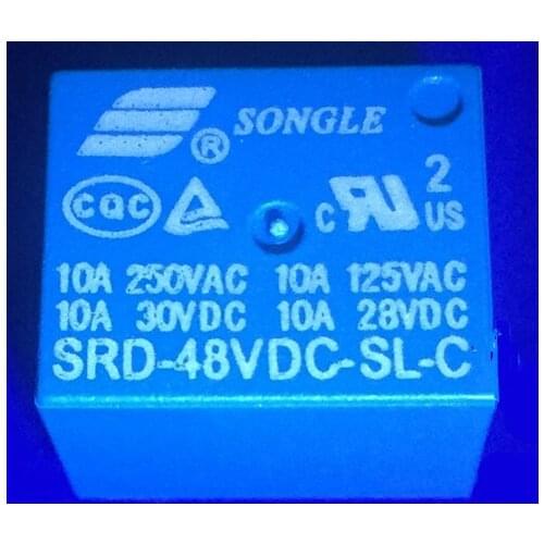 Wholesale 10pcs/lot relay SRD-48VDC-SL-C