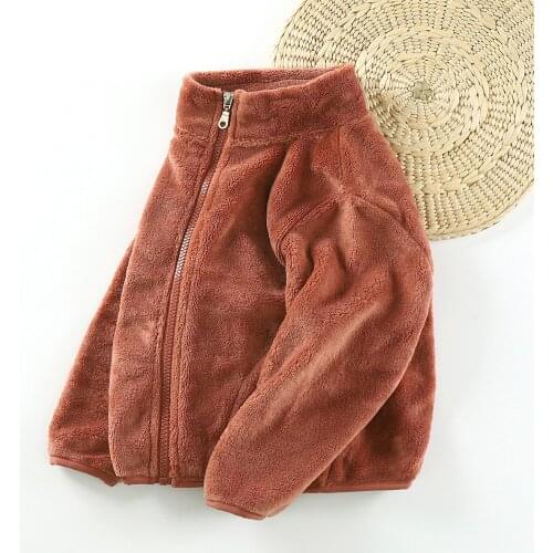 Autumn Winter Warm Coats Girl Long Sleeve Kids Jacket Thick Outwear Boy Clothes Kids Jackets for Girls