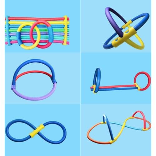 Swimming Rings Pool Noodle 6*150cm Swimming Kickboard Water Float Aid Noodles Hollow Learn Swim Foam DIY Toys Children Adults
