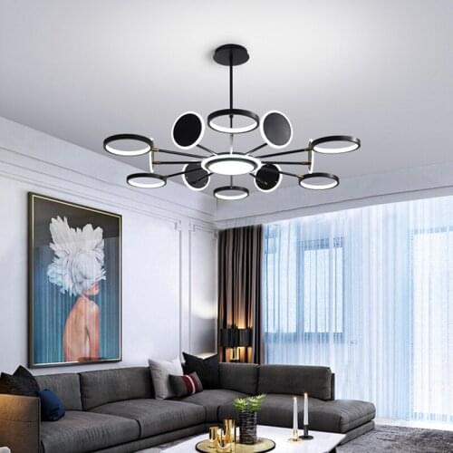 Simple and Modern Ceiling Chandelier for Living Room Decoration Chandeliers Bedroom Kitchen Indoor Lighting Fixtures