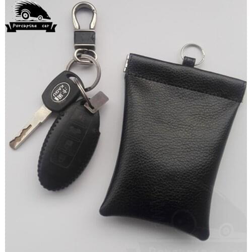 RFID Signal Blocking Bag Cover Signal Blocker Case Faraday Cage Pouch For Keyless Car Keys Radiation for Mercedes BMW Audi honda