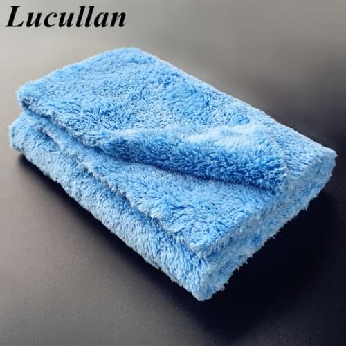 Ultra Thick-450GSM Edgeless Microfiber Cloth 16"X16" No Edge Premium Detailing Towel For Polishing,Buffing,Finishes,Car Wash