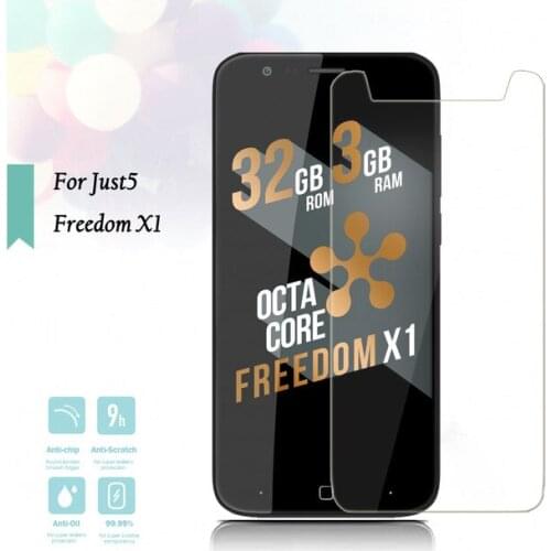 ShuiCaoRen For Just5 Freedom X1 Tempered Glass 9H Protective Film Explosion-proof LCD Screen Protector For Just5 Freedom X1