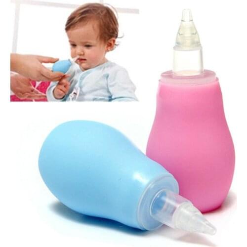 Silicone Newborn Baby Children Nose Aspirator Toddler Nose Cleaner Infant Snot Vacuum Sucker Soft Tip Cleaner Baby Care Products