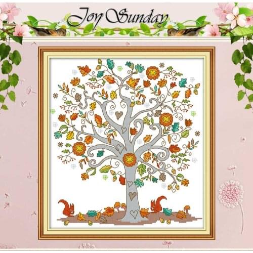 The tree of love counted Cross Stitch 11CT 14CT Cross Stitch Set Wholesale DIY Chinese Cross-stitch Kit Embroidery Needlework