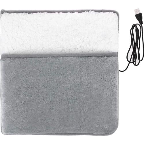 USB Foot Warmer Pad Soft Winter Feet Warmer Portable Foot Heating Pad Heated Foot Warmer Electric Heating Pad for Home Office