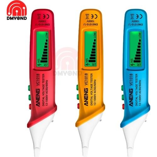 VC1018 Electric Sensor Tester Pen Digital Intelligent AC Voltage Meter 1000V Voltmeter Buzzer Detector For Electric Tool