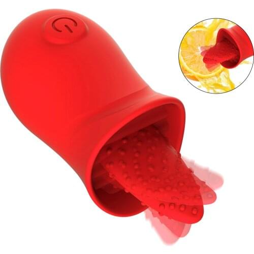 AICOOZ Tongue Vibrator Clit Nipple Sucker for Women Pussy Licking Sex Toys Fidget Clitoris Oral Stimulator Female Masturbator